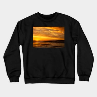 Soft and Dreamy morning on the Northumbrian coast Crewneck Sweatshirt